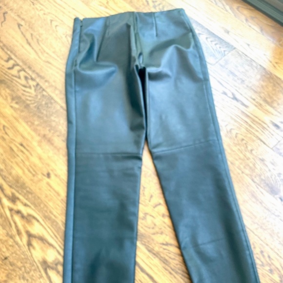 Fendi straight leg Black & Blue leather pants - Picture 1 of 9